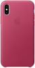 Чохол Original Leather Case для Apple iPhone XS/X Pink (ARM49772) мал.1