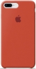 Leather Case Original for Apple iPhone 8 Plus (OEM) - Orange мал.1