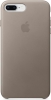 Leather Case Original for Apple iPhone 8 Plus (OEM) - Taupe мал.1