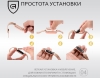 Ремінець силиконовый ArmorStandart двойной оборот для Xiaomi Mi Band 2 Black (ARM50402) мал.7