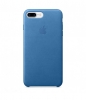 Leather Case Original for Apple iPhone 8 Plus (OEM) - Sea Blue мал.1