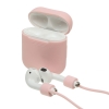 Airpods Silicon case+straps light pink (in box) мал.1