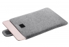 Чехол для ноутбука Gmakin для Macbook Air/Pro 13,3 светло-серый, на застежке (GM55) мал.3
