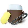 Чохол ArmorStandart Duo Hang Case для Apple AirPods Dark Brown/Sea Blue/Yellow (ARM53639) мал.1