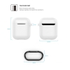 Airpods Silicon case mix color with one-more-top dark brown/sea blue/yellow (in box) мал.4