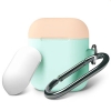 Airpods Silicon case mix color with one-more-top sea blue/pink/white (in box) мал.1