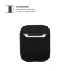 Чохол ArmorStandart Ultrathin Silicone Case для Apple AirPods 2 Black (ARM54730) мал.3
