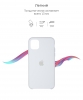 Silicone Case Original for Apple iPhone 11 Pro (OEM) - White мал.3