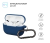 Airpods Pro Ultrathin Silicon case with hook Midnight Blue (in box) мал.2