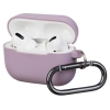 Airpods Pro Ultrathin Silicon case with hook Lilac (in box) мал.1