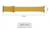 Ремінець ArmorStandart Leather Loop для Apple Watch 42/44/45/49mm Yellow (ARM57842) мал.2