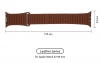 Armorstandart Leather Loop для Apple Watch 42/44/45mm Saddle Brown (ARM57844) мал.2