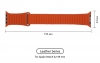 Ремінець ArmorStandart Leather Loop для Apple Watch 42/44/45/49mm Orange (ARM57837) мал.2