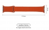 Ремінець ArmorStandart Leather Loop для Apple Watch 38/40/41mm Orange (ARM57838) мал.2