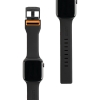 UAG Civilian Silicone Watch Strap for Apple Watch 38/40 mm (OEM) - black/orange мал.2