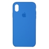 Чохол Original Silicone Case для Apple iPhone XS / X Capri Blue (ARM59063) мал.1