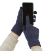 Перчатки Touch Gloves Melange blue/black размер L мал.6