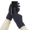 Перчатки с плетением Touch Gloves Rope dark blue мал.4