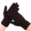 Перчатки с плетением Touch Gloves Rope brown мал.1