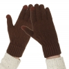 Перчатки с плетением Touch Gloves Rope brown мал.2