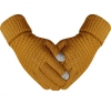 Перчатки с плетением Touch Gloves Braid camel мал.1