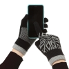 Рукавички ArmorStandart Touch Gloves Snowflake с орнаментом Blue (ARM59994) мал.3