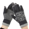 Рукавички ArmorStandart Touch Gloves Snowflake з орнаментом Light Grey (ARM59995) мал.1