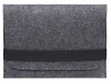 Чохол для ноутбука Gmakin для Macbook Pro 14 темно-сірий, горизонтальний, на гуму (GM14-14) мал.1