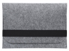 Чохол для ноутбука Gmakin для Macbook Pro 14 світло-сірий, горизонтальний, на гуму (GM15-14) мал.1