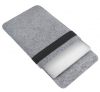 Чехол для ноутбука Gmakin для Macbook Pro 14 светло-серый, вертикальный, на резинке (GM16-14) мал.4
