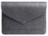 Чохол для ноутбука Gmakin для Macbook Pro 14 темно-сірий, на кнопці (GM62-14) мал.1