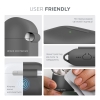 Чохол ArmorStandart Hang Case для Apple AirPods Pro 2 Advanced ash (ARM68600) мал.5