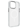 Панель ArmorStandart Unit MagSafe для Apple iPhone 15 Pro Max Matte Clear Silver (ARM69350) мал.1