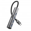Хаб USB-C ArmorStandart Type-C to 4USB Gray (ARM69364) мал.2