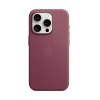 Чохол FineWoven Case with MagSafe Original for Apple iPhone 15 Pro (OEM) - Mulberry (ARM71984) мал.1