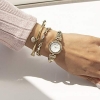 Жіночий годинник Anne Klein Premium Crystal Accented Bangle Watch and Bracelet Set (AK/1868GBST) мал.5