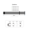Ремінець ArmorStandart Nylon Band для Apple Watch All Series 42/44/45/49mm Midnight (ARM74217) мал.3