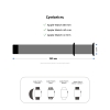 Ремінець ArmorStandart Nylon Band для Apple Watch All Series 38/40/41mm Midnight (ARM74206) мал.3