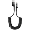 Кабель ArmorStandart AR17 Spiral USB-A to Lightning 2.4A 1m Black (ARM75391) мал.1