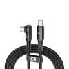 Кабель ArmorStandart AT-C1D USB Type-C to 90-degree USB Type-C 100W 1,2m Black (ARM75870) мал.1