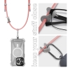 Ремінець для смартфону ArmorStandart Silicone Rope Titanium Pink with Grey holder (ARM76275) мал.5