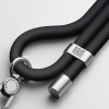 Ремінець для смартфону ArmorStandart Silicone Rope Titanium Black with Grey holder (ARM76273) мал.1