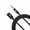 Кабель ArmorStandart Lightning Male to 3.5mm (mini-Jack) Male 1m Black (ARM76889) мал.2