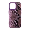 Чохол Harder Genuine Snake для Apple iPhone 14 Pro Max Dark Purple (ARM76791) мал.1