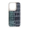 Чохол Harder Glamorous Croco для Apple iPhone 14 Pro Grey Green (ARM76769) мал.1