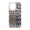 Чохол Harder Glamorous Croco для Apple iPhone 14 Pro Max Grey Gold (ARM76774) мал.1