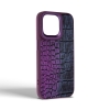 Чохол Harder Glamorous Croco для Apple iPhone 15 Pro Max Dark Purple (ARM76767) мал.2