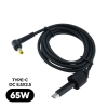 Кабель живлення ArmorStandart USB-C - DC 5.5x2.5 18.5-20V 1м (ARM79417) мал.1