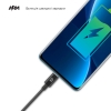 Мережевий зарядний пристрій 65W GaN, 2 Type-C Power Delivery (PD), USB-A Quick Charge (QC3.0) + Кабель USB-C to USB-C 1m мал.6