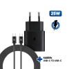 Мережевий зарядний пристрій 25W Fast Charger Type-C + Кабель USB-C to USB-C 1m мал.1